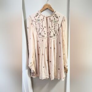 Free People Beaded Tunic Dress